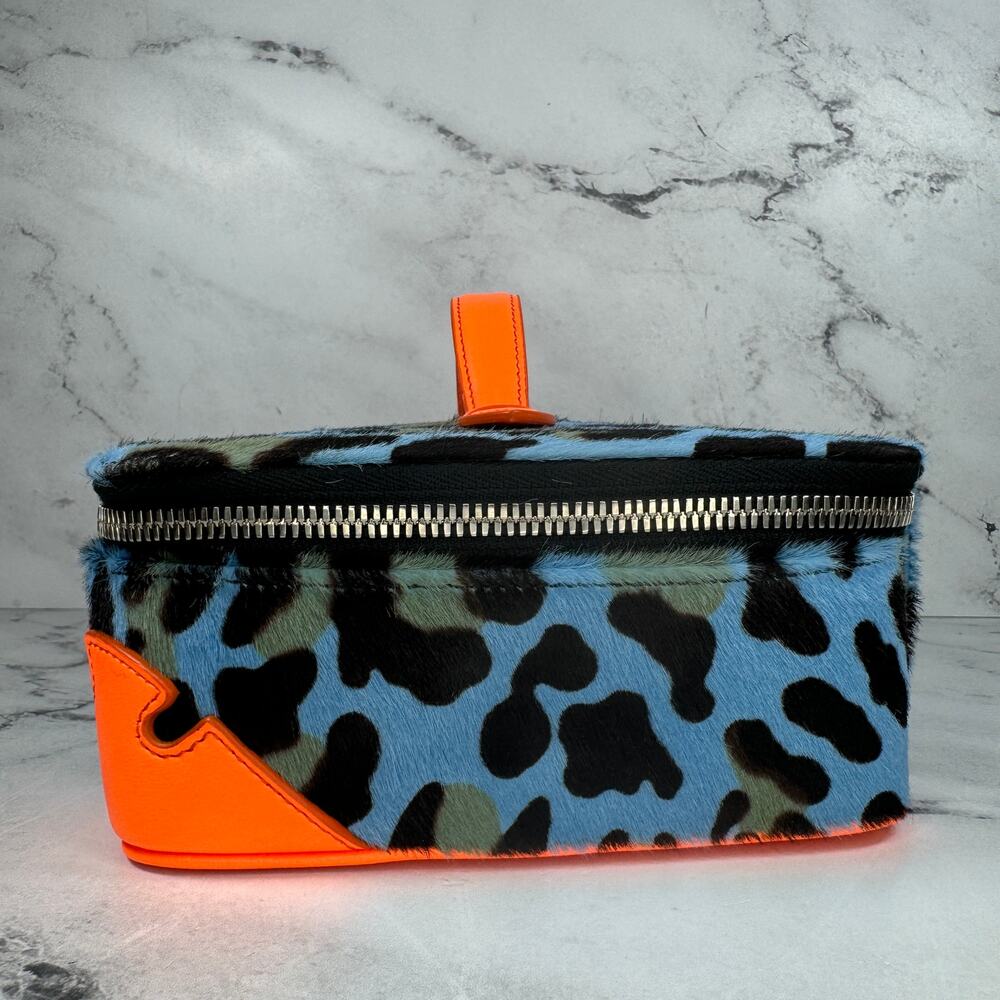 Chrome Hearts Jewelry Case  St Barth Exclusive Leopard Pony Hair Box Bag Clutch - Picture 11 of 16